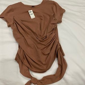 Express brown top